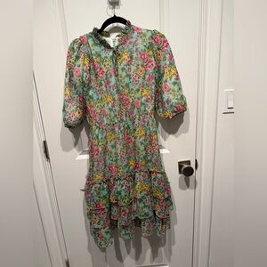 Floral Puff Sleeve Dress